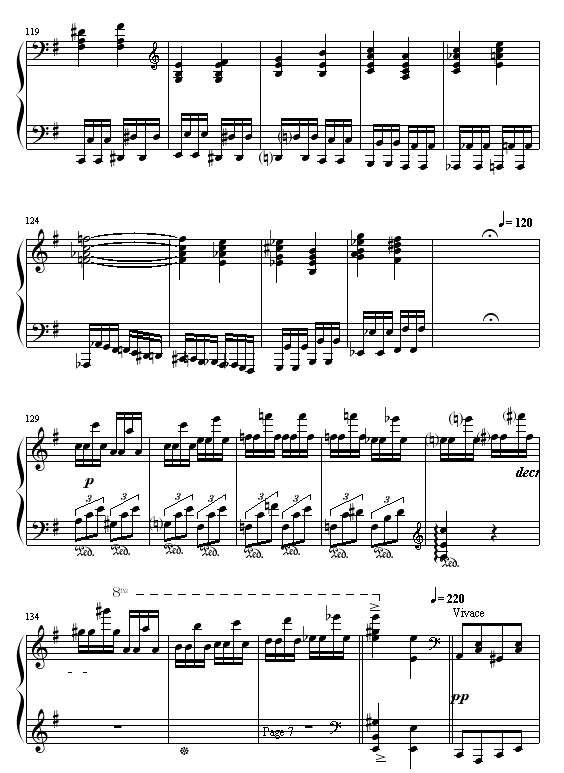 谐谑曲钢琴曲谱（图7）