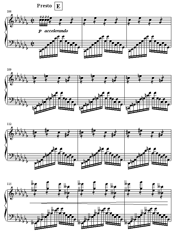 c大调练习曲钢琴曲谱（图10）
