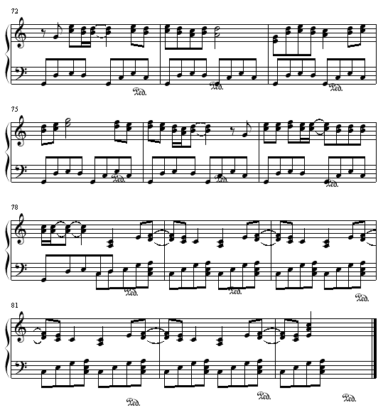 爱钢琴曲谱（图7）