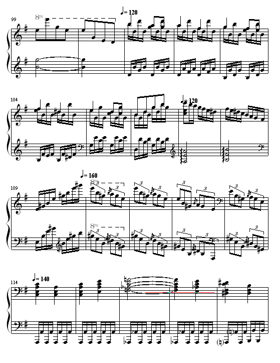 谐谑曲钢琴曲谱（图6）