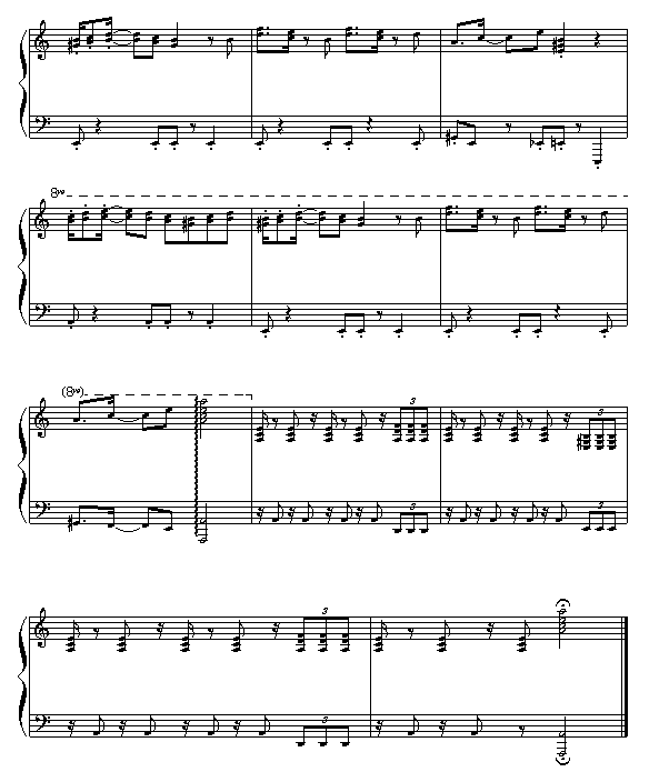 爱尔兰咖啡钢琴曲谱（图6）