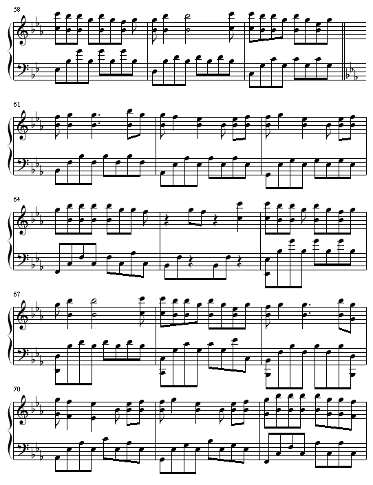 水晶娃娃钢琴曲谱（图5）