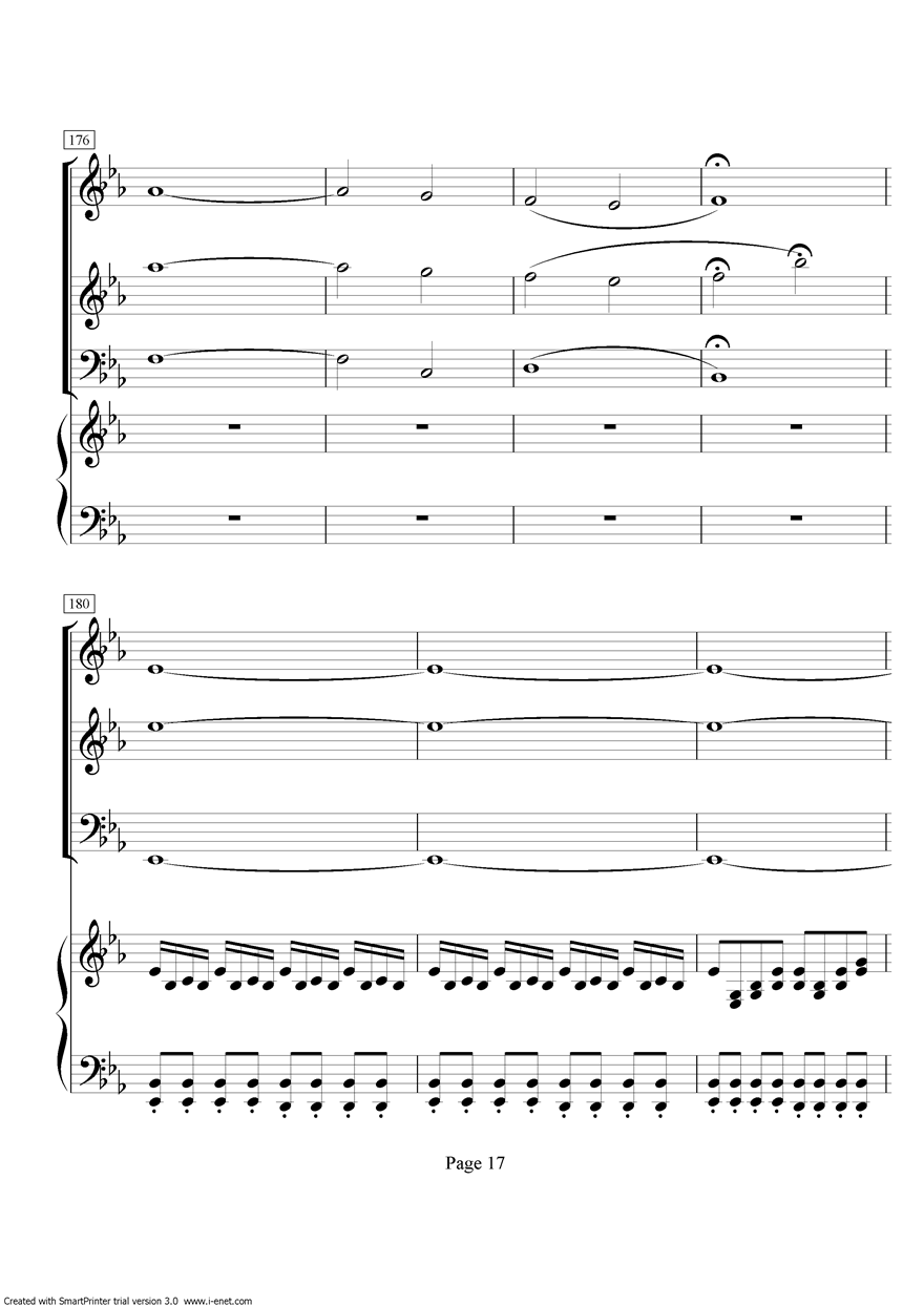 娄山关合唱谱钢琴曲谱（图16）