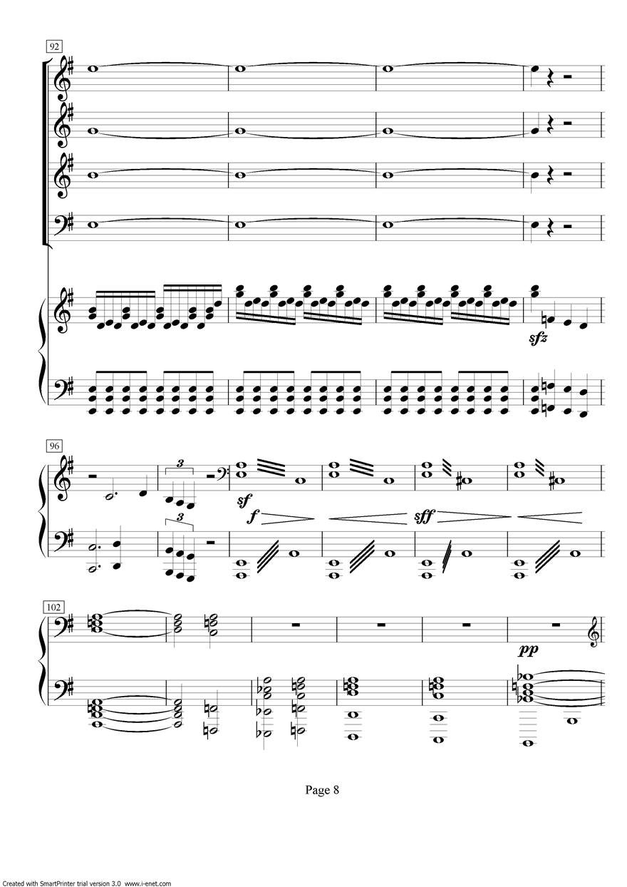 娄山关合唱谱钢琴曲谱（图8）