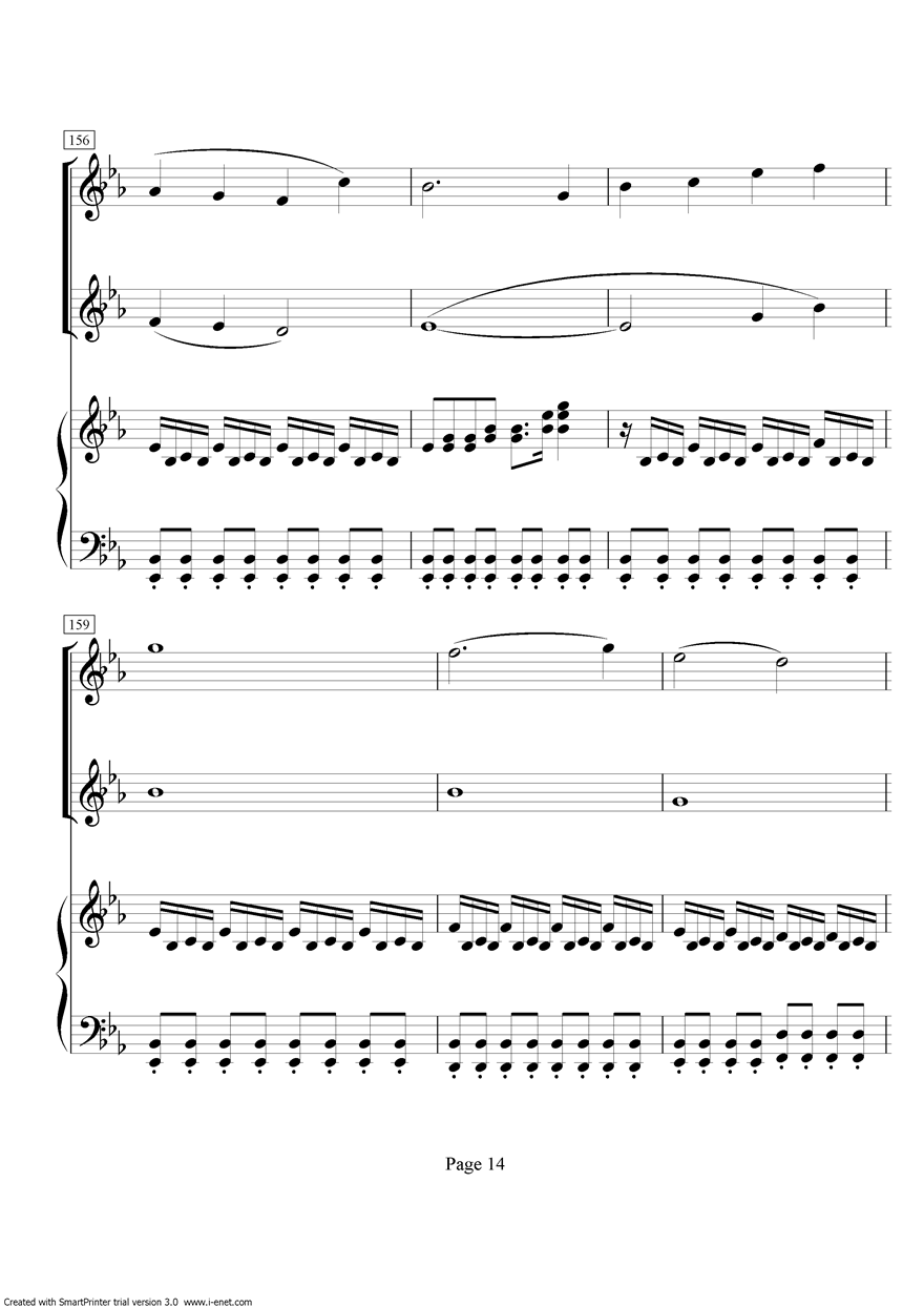 娄山关合唱谱钢琴曲谱（图13）