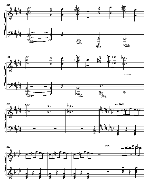 热情华尔滋钢琴曲谱（图12）