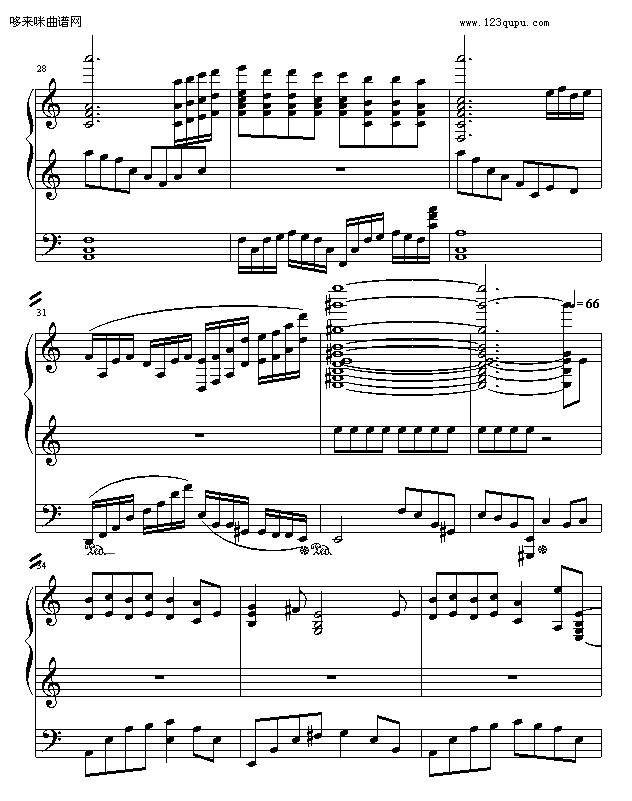 重拾信念（上）-raymond142钢琴曲谱（图4）
