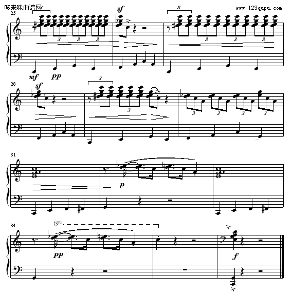 洒脱-Love-Weih钢琴曲谱（图3）