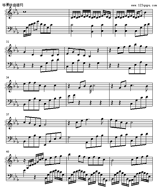 冰月光-花叙钢琴曲谱（图3）