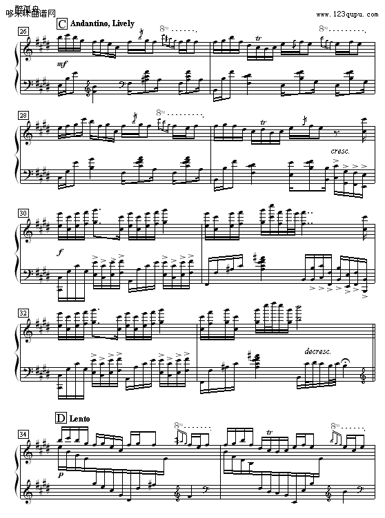 醉孤舟-中国民谣New-Age-蓝的调钢琴曲谱（图3）