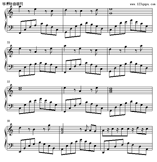 长夜的风霜-呵呵B仔钢琴曲谱（图5）