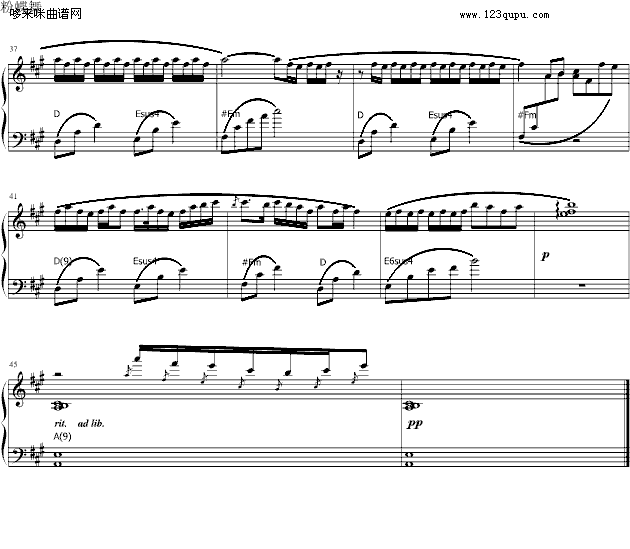 粉蝶舞-修改版-追梦人钢琴曲谱（图3）