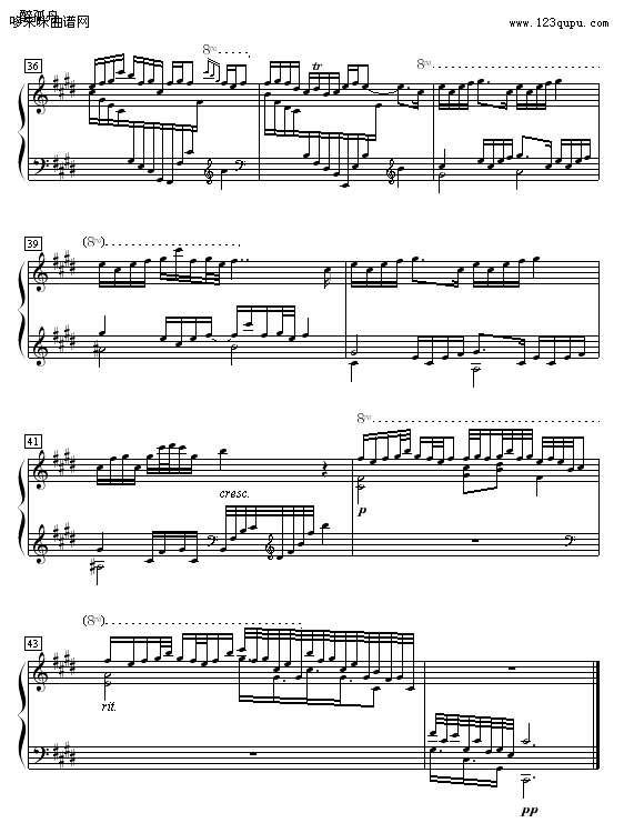 醉孤舟-中国民谣New-Age-蓝的调钢琴曲谱（图4）