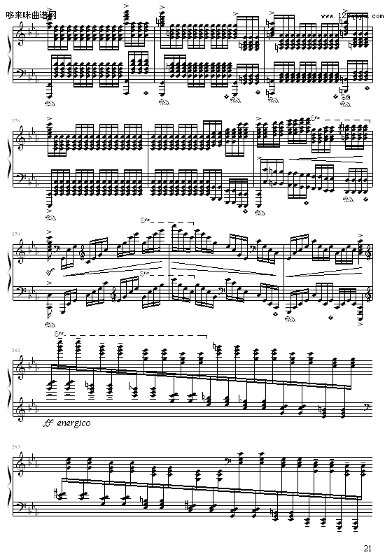 c小调练习曲-9632587410钢琴曲谱（图21）