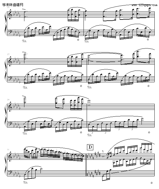 桑葚之歌-OK贴钢琴曲谱（图4）
