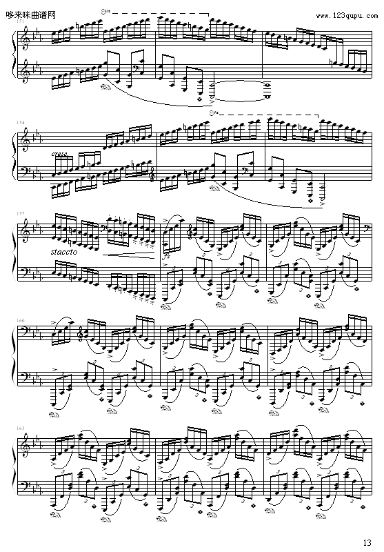 c小调练习曲-9632587410钢琴曲谱（图13）
