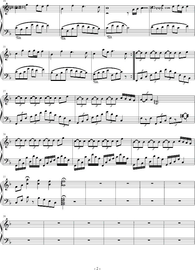 夏天的爱-windtsao钢琴曲谱（图2）