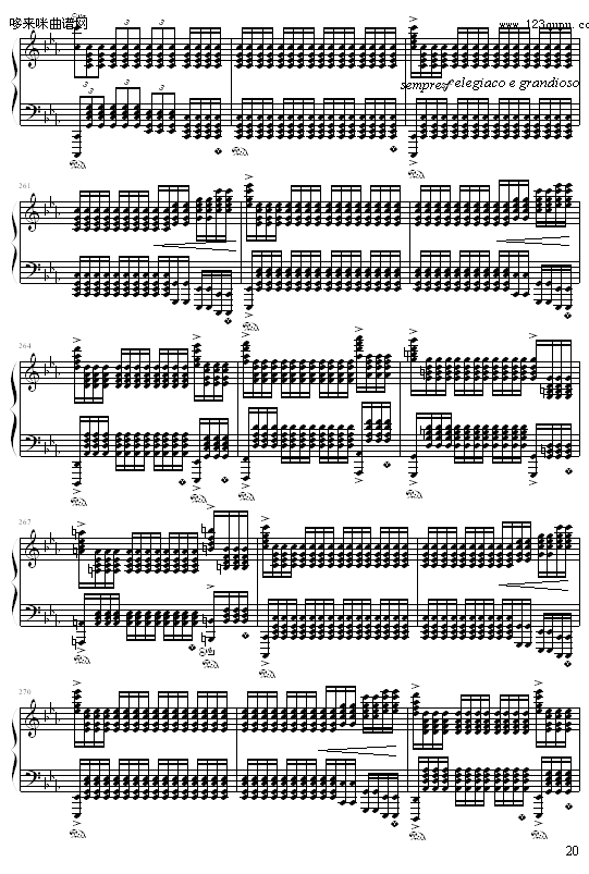 c小调练习曲-9632587410钢琴曲谱（图20）