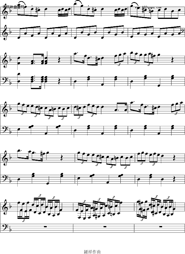 12-7 G小調變奏曲-Ariosto钢琴曲谱（图2）