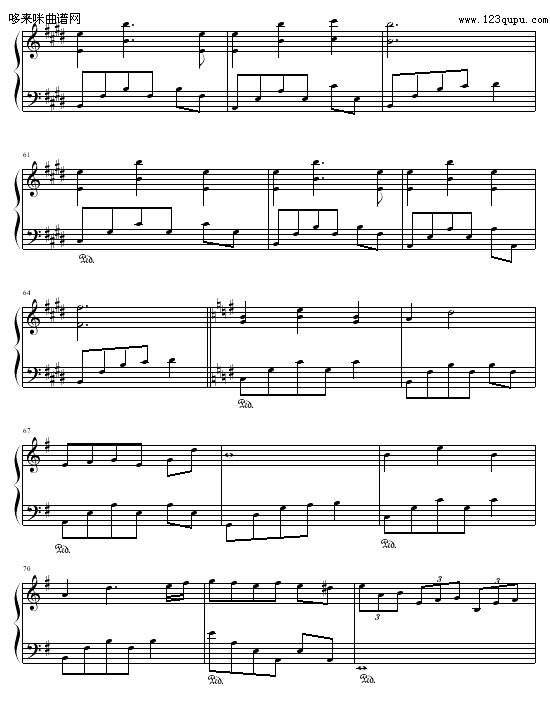 雪-花叙钢琴曲谱（图5）