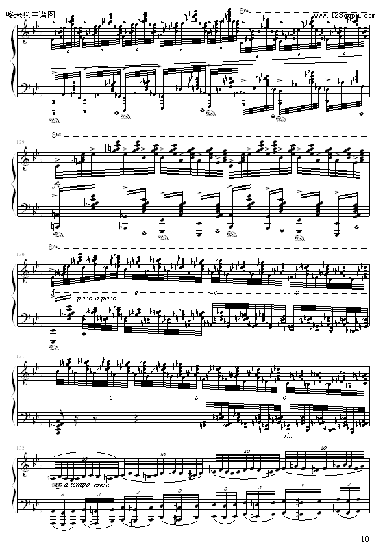 c小调练习曲-9632587410钢琴曲谱（图10）