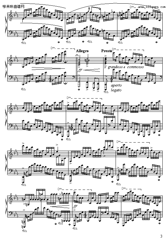 c小调练习曲-9632587410钢琴曲谱（图3）