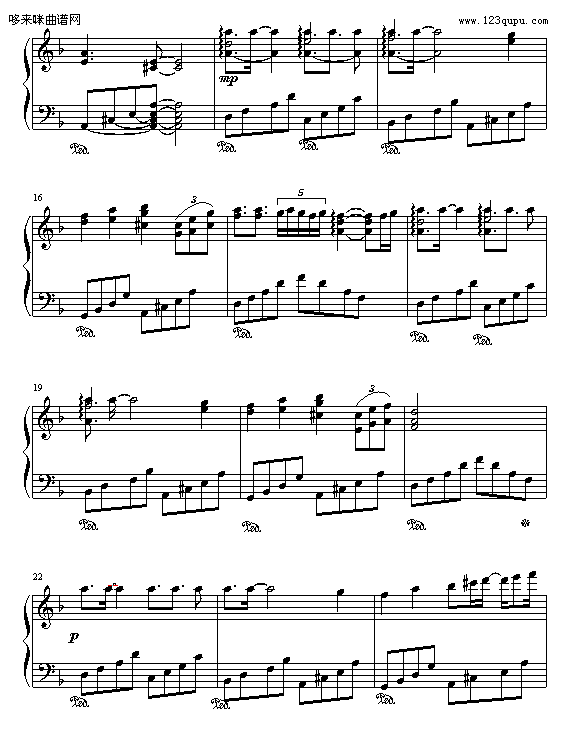 来自密境（风起，枫起）-windyoption钢琴曲谱（图2）