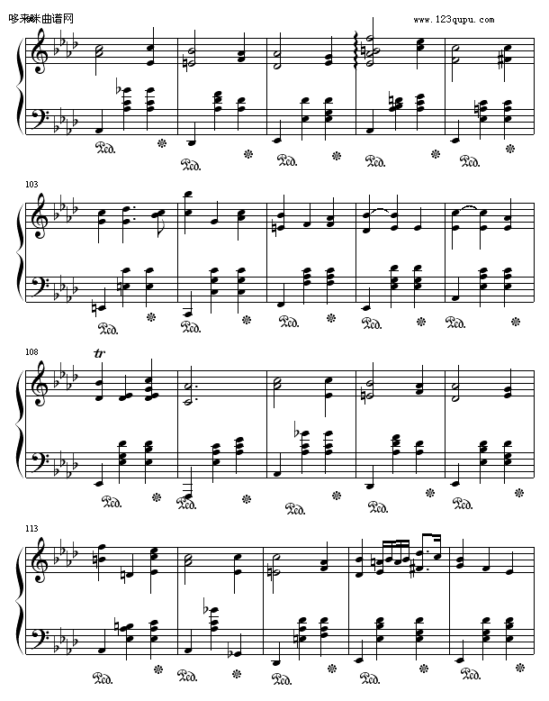 热情华尔滋-Hamlet钢琴曲谱（图6）