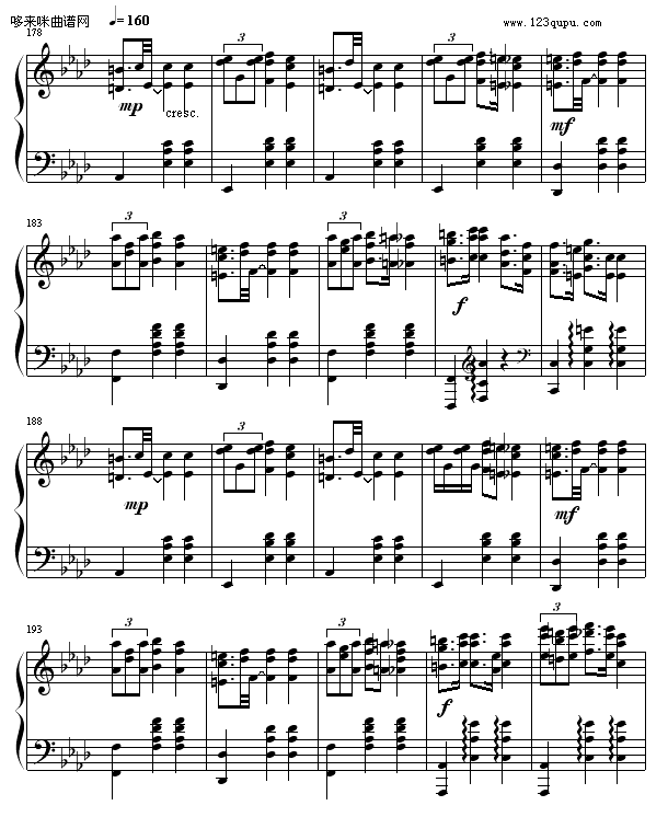 热情华尔滋-Hamlet钢琴曲谱（图10）