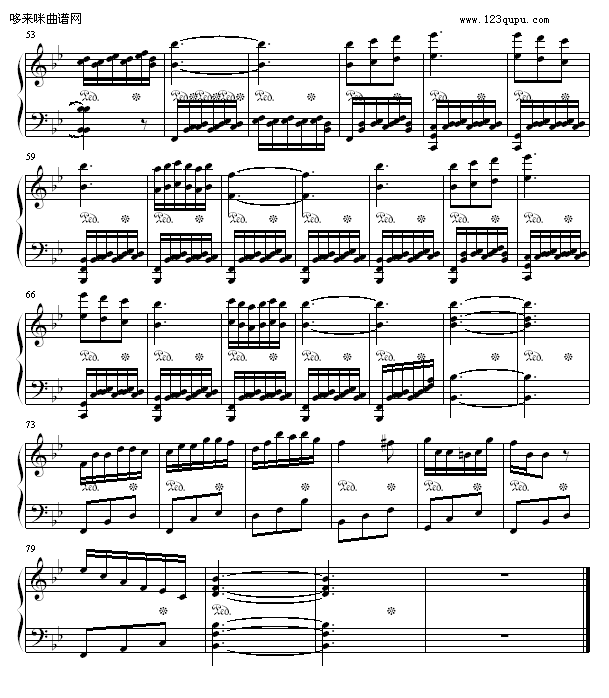 圆舞曲-richard钢琴曲谱（图3）