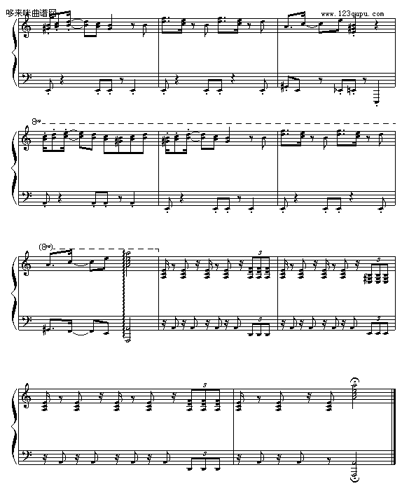 爱尔兰咖啡-巴特尔钢琴曲谱（图6）