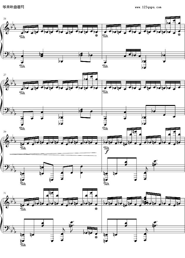 Enduring Movement-麦比多多版-海上钢琴师钢琴曲谱（图4）