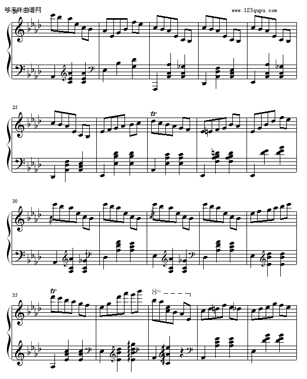 热情华尔滋-Hamlet钢琴曲谱（图2）