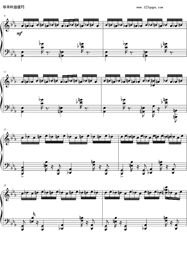 Enduring Movement-麦比多多版-海上钢琴师钢琴曲谱（图2）