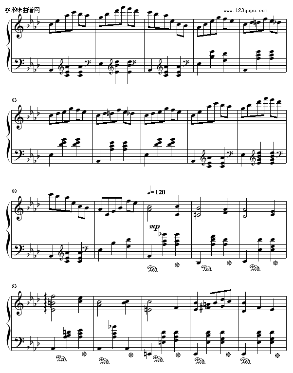 热情华尔滋-Hamlet钢琴曲谱（图5）