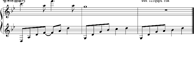 昔影--<<天之痕>>插曲-游戏钢琴曲谱（图3）