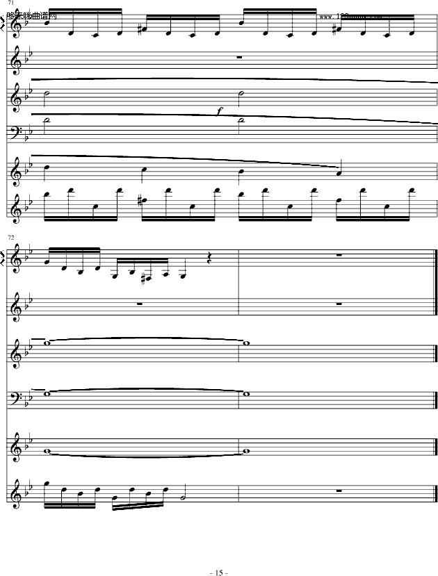 亡灵城堡-英雄无敌2-游戏钢琴曲谱（图15）
