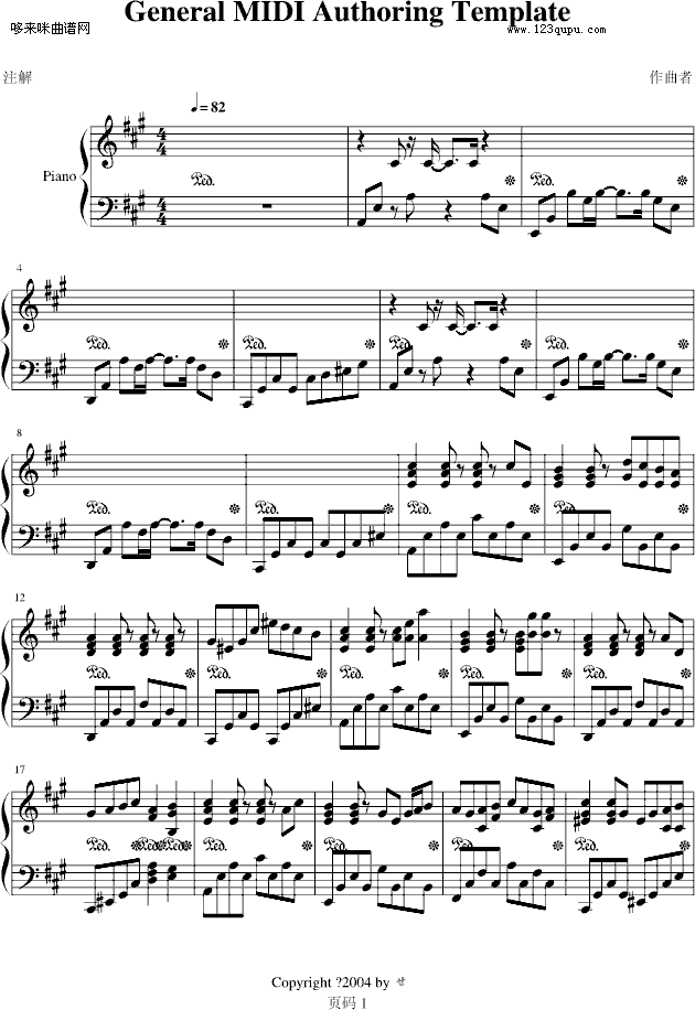 爱情命运-伴奏-影视钢琴曲谱（图1）
