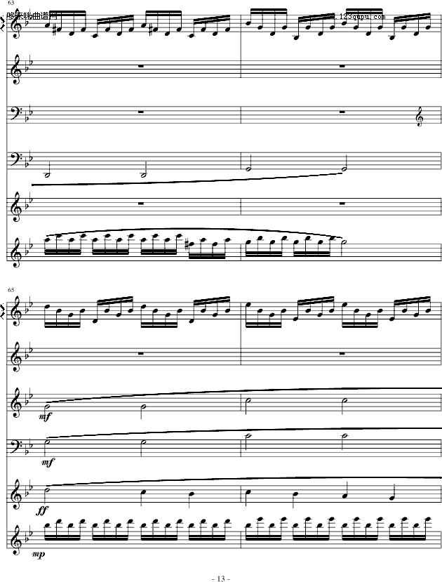 亡灵城堡-英雄无敌2-游戏钢琴曲谱（图13）