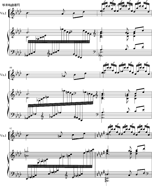 小提琴钢琴奏鸣曲-Hamlet钢琴曲谱（图7）
