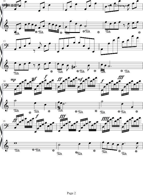 耽美狼-凤鸣钢琴曲谱（图2）