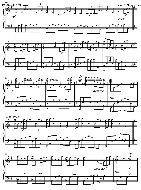 Falling-Yiruma钢琴曲谱（图2）