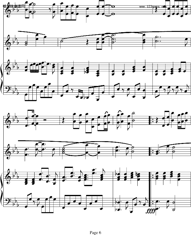 欣仔杰作之五-(求词)-b欣仔b钢琴曲谱（图6）