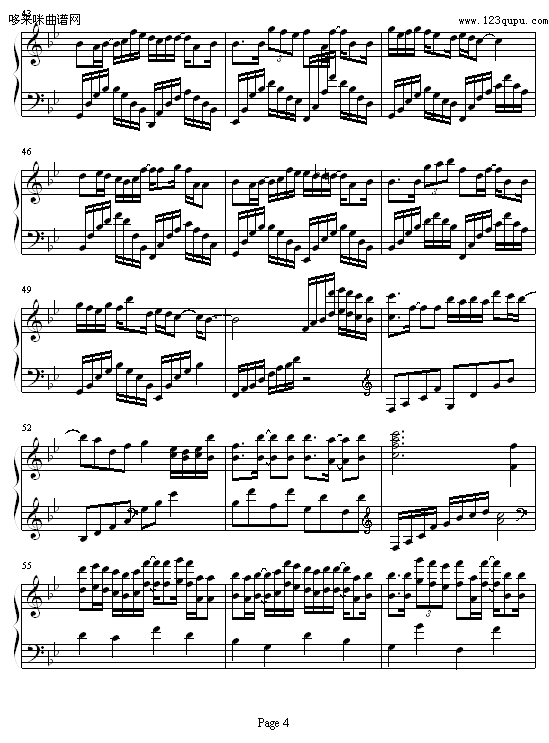 白令海-.伊dên钢琴曲谱（图4）