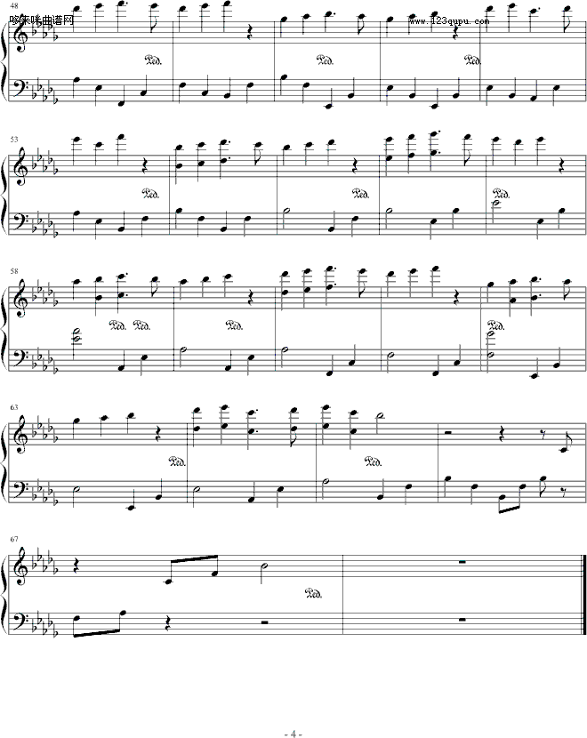 从前......(1)-诗钢琴曲谱（图4）
