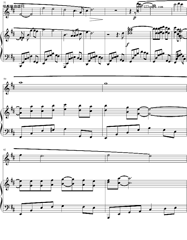 雨后天晴-Bach钢琴曲谱（图5）