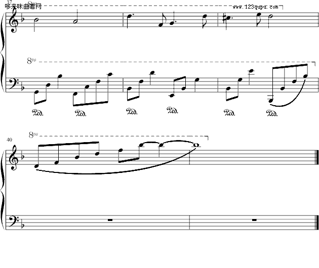 ≮序.．≯-言主任钢琴曲谱（图5）