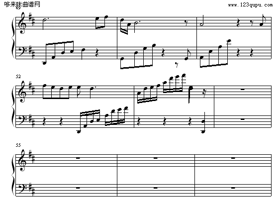 花叙-花叙钢琴曲谱（图5）