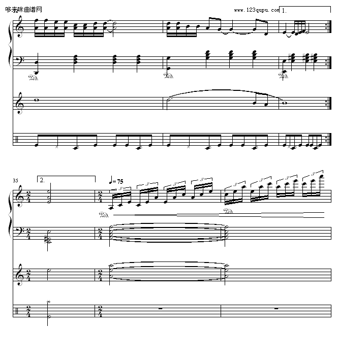 钢琴·忆-王子军—艺钢琴曲谱（图6）