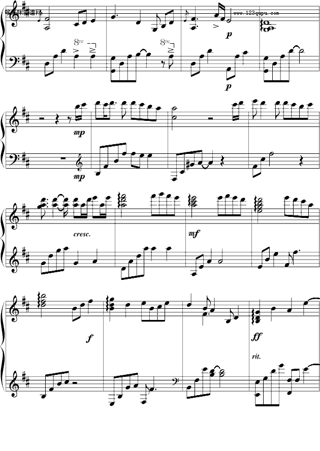 Nicols Piano 涙のテーマ(最终稿)-Gundam Seed钢琴曲谱（图3）